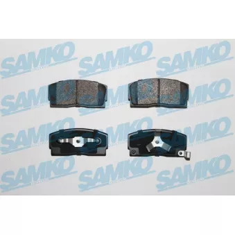 Jeu de 4 plaquettes de frein avant SAMKO OEM 0449187708