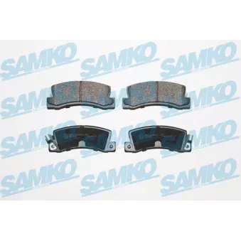 Jeu de 4 plaquettes de frein arrière SAMKO OEM 0449212090
