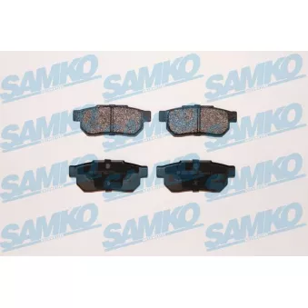 Jeu de 4 plaquettes de frein arrière SAMKO OEM 43022SE0930
