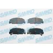 Jeu de 4 plaquettes de frein avant SAMKO [5SP083]