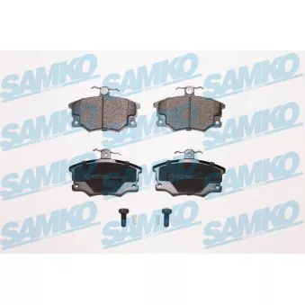 Jeu de 4 plaquettes de frein avant SAMKO 5SP094 pour FIAT TEMPRA 1.8 i - 90cv