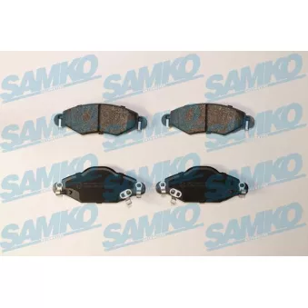 Jeu de 4 plaquettes de frein avant SAMKO OEM 044650D040