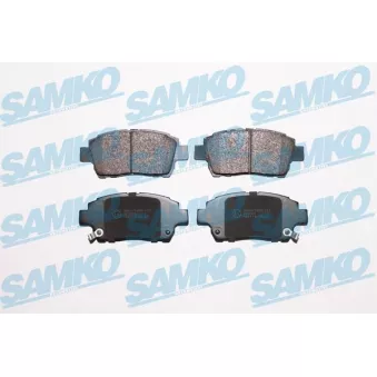 Jeu de 4 plaquettes de frein avant SAMKO OEM 0446517102