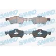 SAMKO 5SP1006 - Jeu de 4 plaquettes de frein avant