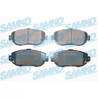 Jeu de 4 plaquettes de frein avant SAMKO OEM 0449114360