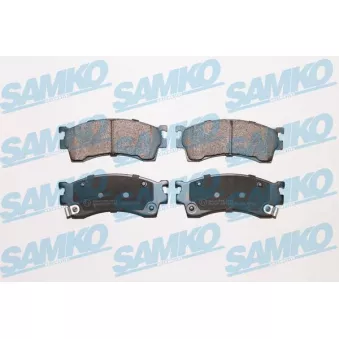 Jeu de 4 plaquettes de frein avant SAMKO OEM cby13323zb