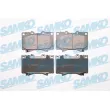 Jeu de 4 plaquettes de frein avant SAMKO [5SP1050]