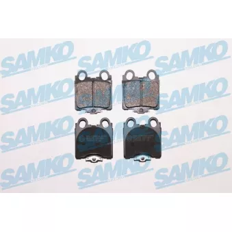 Jeu de 4 plaquettes de frein arrière SAMKO 5SP1051 pour LEXUS GS 400 - 294cv