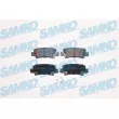 SAMKO 5SP1068 - Jeu de 4 plaquettes de frein arrière