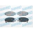 Jeu de 4 plaquettes de frein avant SAMKO [5SP1070]