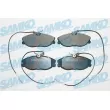 SAMKO 5SP1104 - Jeu de 4 plaquettes de frein avant