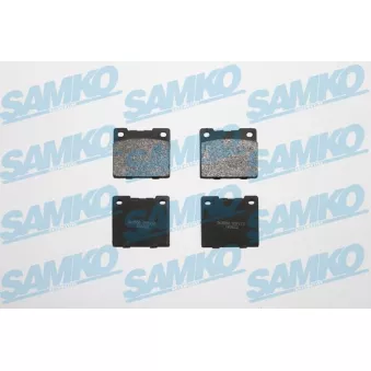 Jeu de 4 plaquettes de frein avant SAMKO OEM 35128499
