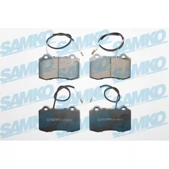 Jeu de 4 plaquettes de frein avant SAMKO OEM 425219