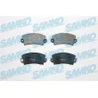 Jeu de 4 plaquettes de frein avant SAMKO [5SP117]
