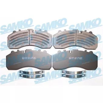 SAMKO 5SP1173 - Jeu de 4 plaquettes de frein