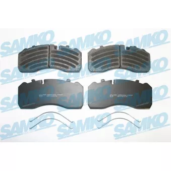 SAMKO 5SP1174 - Jeu de 4 plaquettes de frein