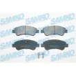 SAMKO 5SP1188 - Jeu de 4 plaquettes de frein avant