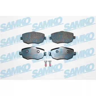 Jeu de 4 plaquettes de frein avant SAMKO OEM 77362369