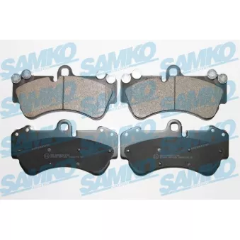 Jeu de 4 plaquettes de frein avant SAMKO OEM 7L0698151