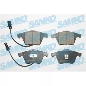 Jeu de 4 plaquettes de frein avant SAMKO OEM 4B0698151AC