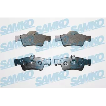 Jeu de 4 plaquettes de frein arrière SAMKO OEM 0044204420
