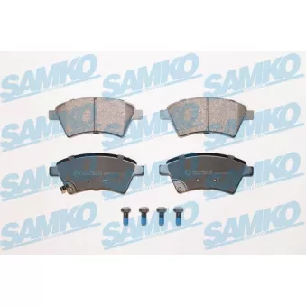 Jeu de 4 plaquettes de frein avant SAMKO OEM 5581079J00