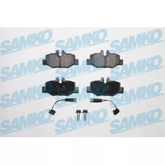 SAMKO 5SP1246 - Jeu de 4 plaquettes de frein avant