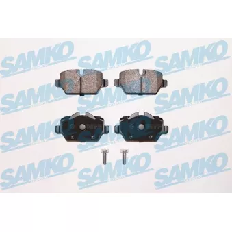 Jeu de 4 plaquettes de frein arrière SAMKO OEM 34216767146