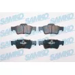 Jeu de 4 plaquettes de frein arrière SAMKO [5SP1254]