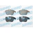 SAMKO 5SP1255 - Jeu de 4 plaquettes de frein avant