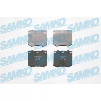 Jeu de 4 plaquettes de frein avant SAMKO OEM 1610143