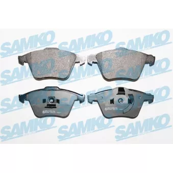 Jeu de 4 plaquettes de frein avant SAMKO 5SP1277 pour SAAB 93 2.0 T - 209cv