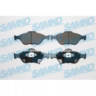 Jeu de 4 plaquettes de frein avant SAMKO OEM 044650D050