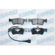 SAMKO 5SP1284 - Jeu de 4 plaquettes de frein arrière