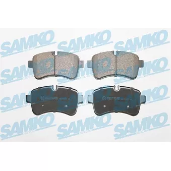 Jeu de 4 plaquettes de frein arrière SAMKO OEM 504232812