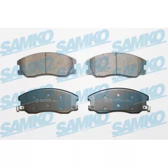 SAMKO 5SP1322 - Jeu de 4 plaquettes de frein avant