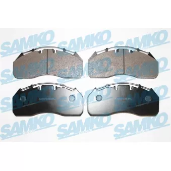 SAMKO 5SP1325 - Jeu de 4 plaquettes de frein