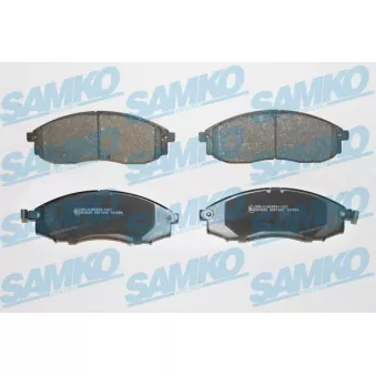 Jeu de 4 plaquettes de frein avant SAMKO OEM D1060VK190