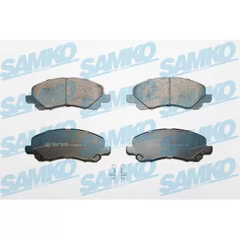 Jeu de 4 plaquettes de frein avant SAMKO 5SP1347 pour MITSUBISHI ASX 1.6 DI-D 4WD - 114cv