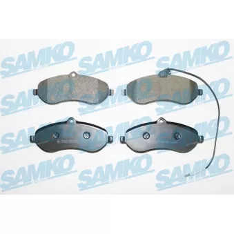 Jeu de 4 plaquettes de frein avant SAMKO OEM 425366