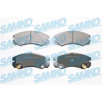 Jeu de 4 plaquettes de frein avant SAMKO 5SP1353 pour OPEL FRONTERA 2.2 DTI - 116cv