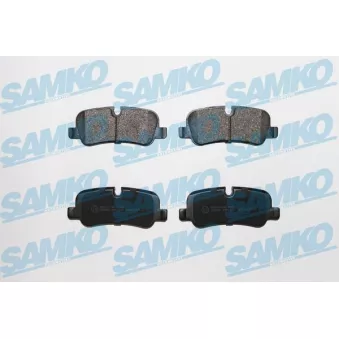 Jeu de 4 plaquettes de frein arrière SAMKO 5SP1359 pour LAND ROVER RANGE ROVER SPORT 4.4 4x4 - 299cv