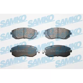 Jeu de 4 plaquettes de frein avant SAMKO OEM 26296SC021
