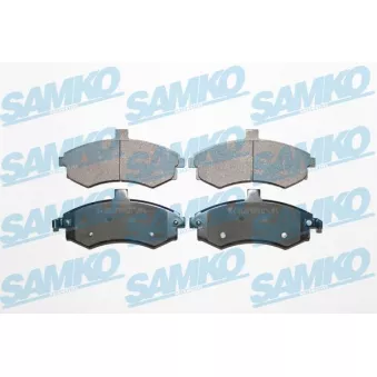 Jeu de 4 plaquettes de frein avant SAMKO OEM 581012DA40