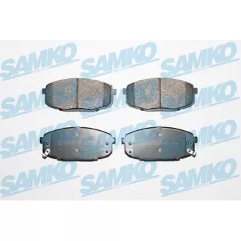 Jeu de 4 plaquettes de frein avant SAMKO 5SP1375 pour KIA PRO CEED 1.6 CVVT - 125cv