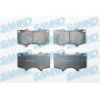 Jeu de 4 plaquettes de frein avant SAMKO [5SP1379]