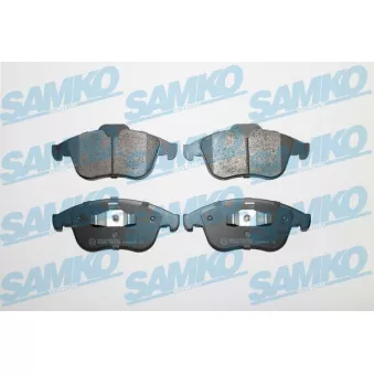 Jeu de 4 plaquettes de frein avant SAMKO 5SP1388 pour RENAULT LAGUNA 2.0 16V - 140cv