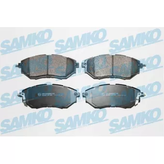 Jeu de 4 plaquettes de frein avant SAMKO OEM 26296AG010
