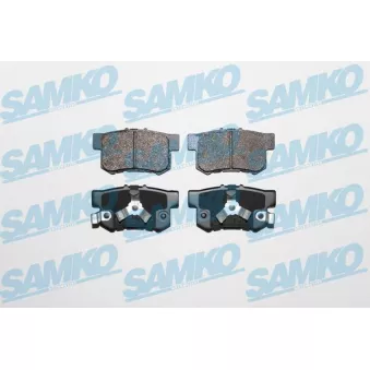 Jeu de 4 plaquettes de frein arrière SAMKO OEM 43022T2MT00
