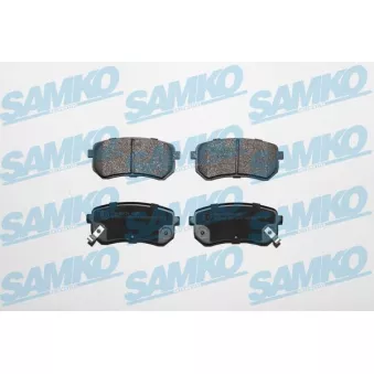 SAMKO 5SP1411 - Jeu de 4 plaquettes de frein arrière